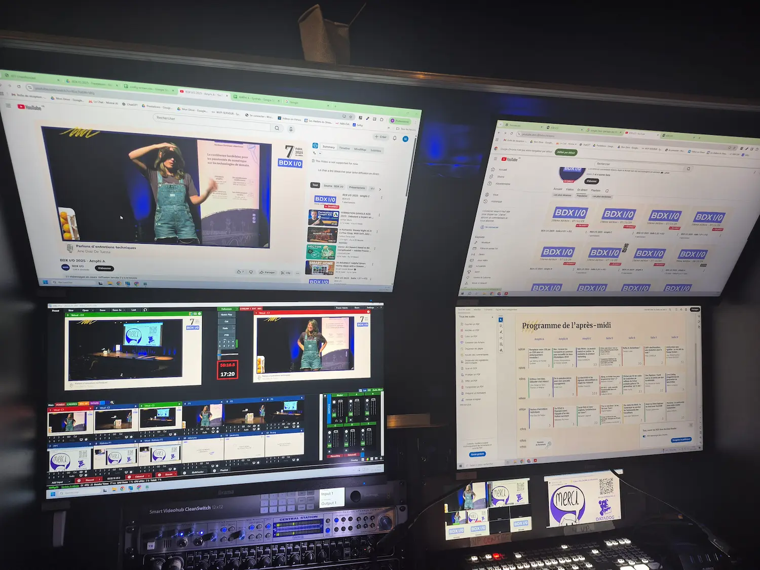 Les 7 r&eacute;gies en live sur Youtube BDX/IO