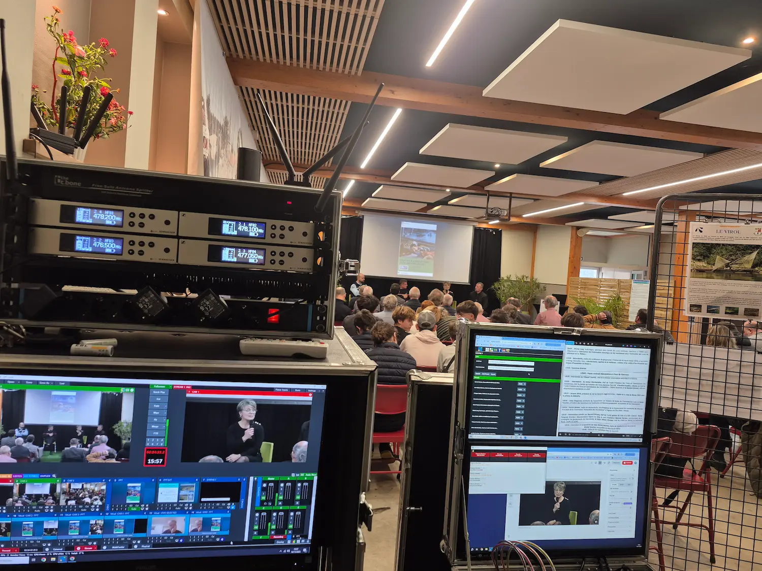 R&eacute;gie de captation multicam l&eacute;g&egrave;re