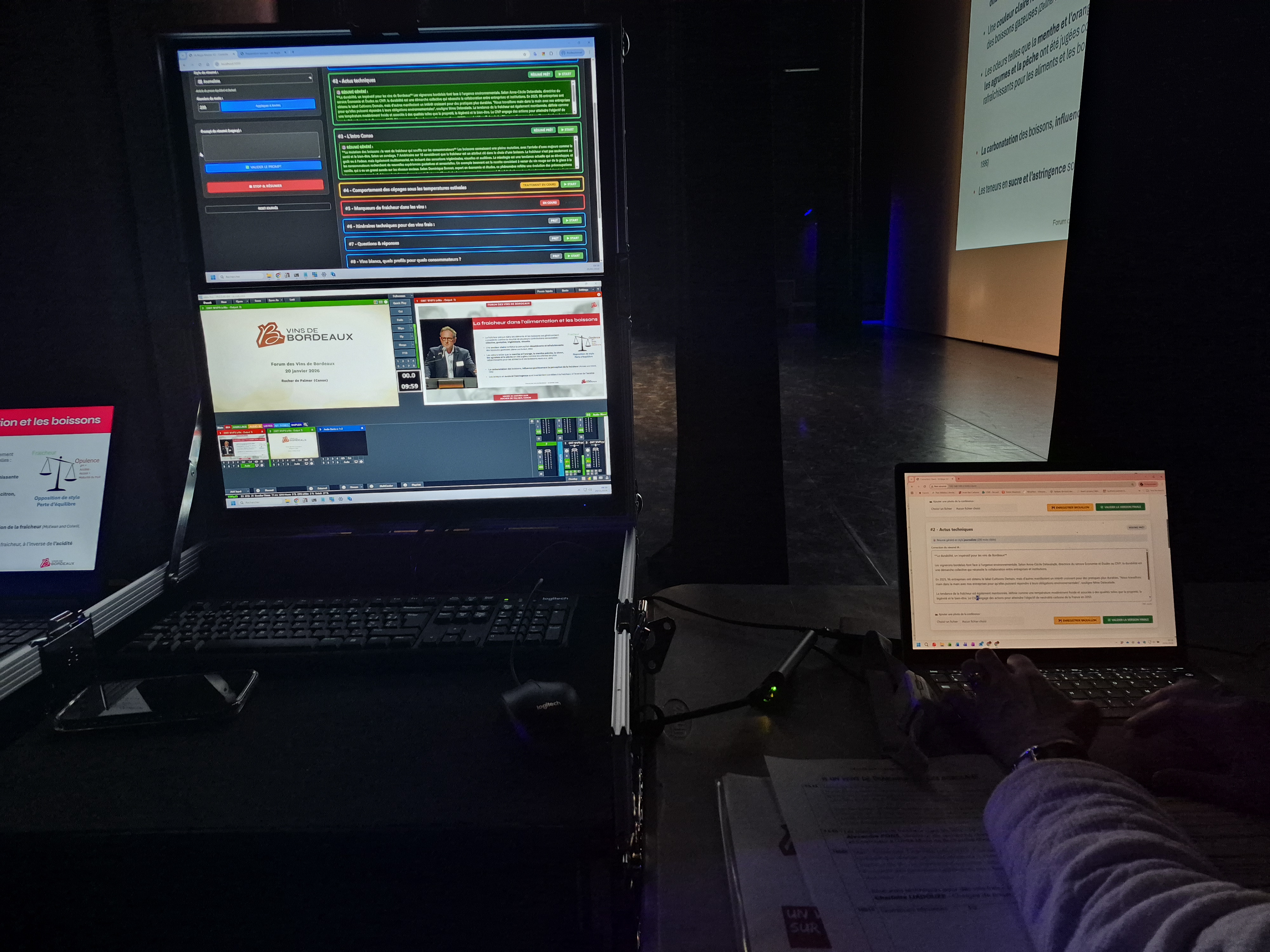 La station EVA, serveur mobile